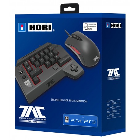 Мышь и Кейпад Hori T.A.C. FOUR Type K2 (PS4/PS3)
