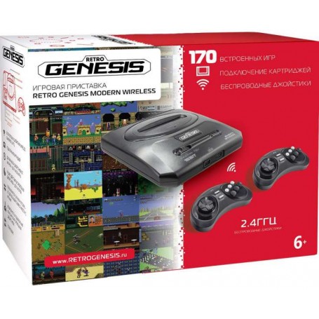 Sega Retro Genesis Modern Wireless + 170 игр