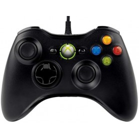 Проводной геймпад Xbox 360 Black (точная копия)