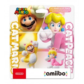 Комплект Amiibo Марио-кот и Пич-кошка (коллекция Super Mario)