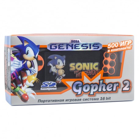 Retro Genesis Gopher 2 + 500 игр
