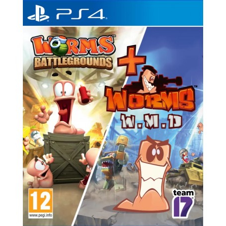 Worms Battlegrounds + Worms W.M.D (PS4)